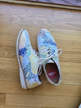 Rollie Multicolor Leather Derby Sneakers